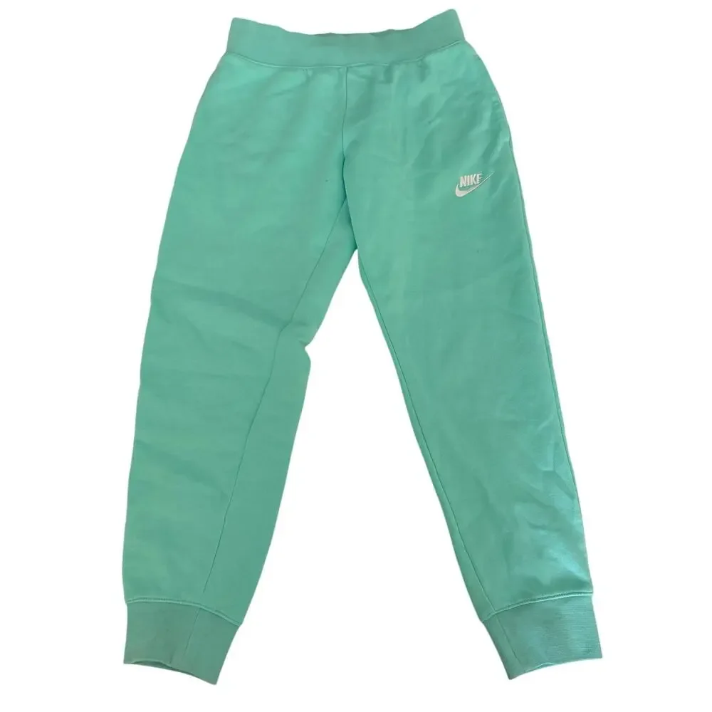 Nike Youth Small Club Fleece Sweatpants - Mint Foam